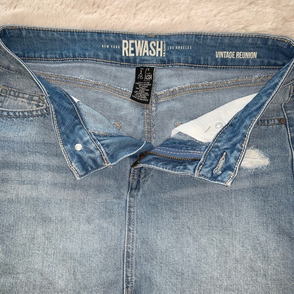 Rewash Vintage Reunion Denim Skirt Distressed - Picture 7 of 7